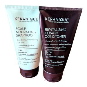KERANIQUE Deep Hydration Hair Growth Shampoo Scalp Stimulating  & Conditioner